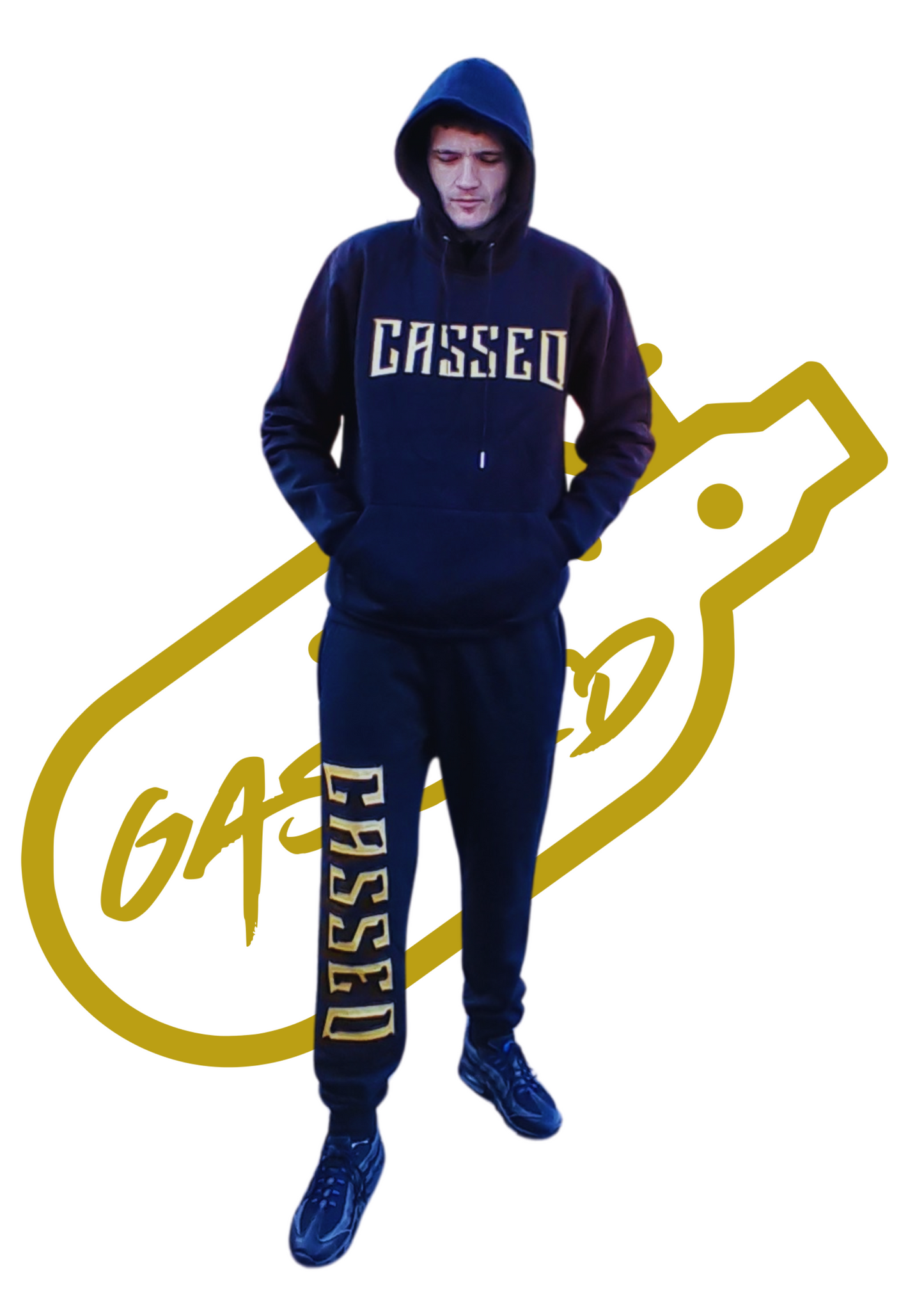 GASSED Gold Embossed Tracksuit