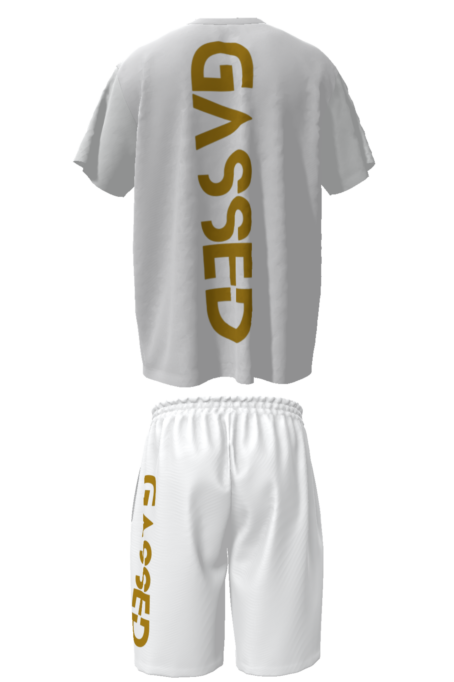 Gassed: Black Shorts & Tee Set V.2