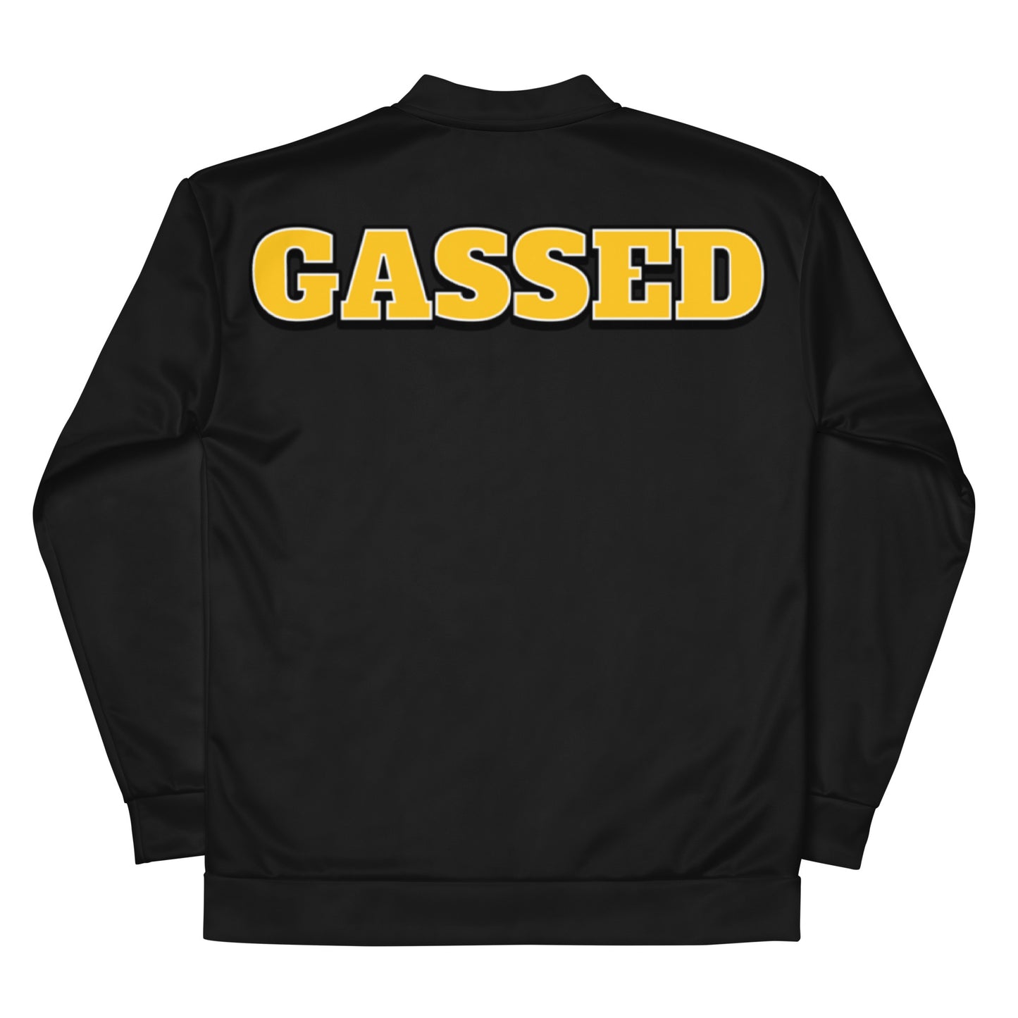 GASSED "G" - Black Bomber Jacket