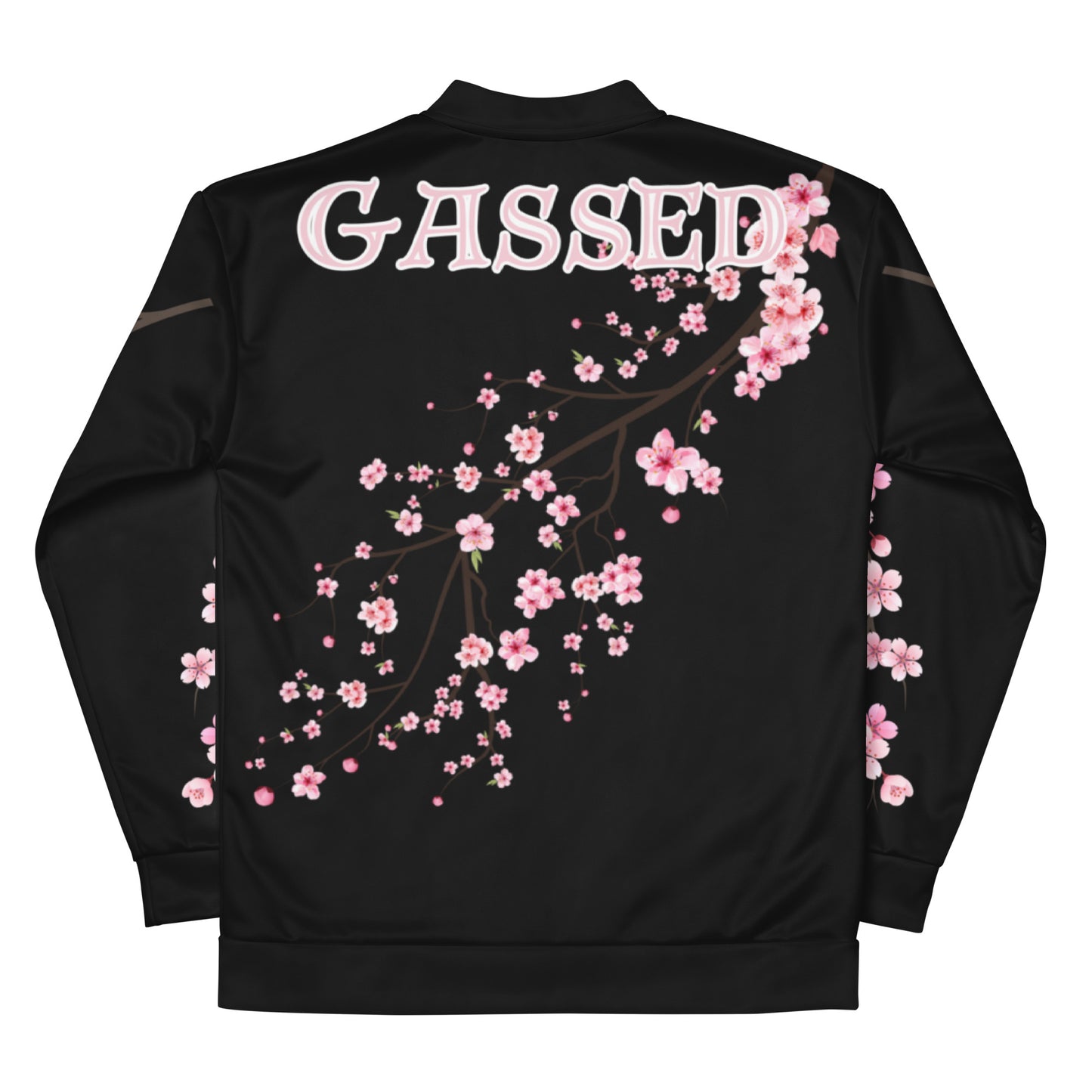 GASSED Blossom - Black Bomber Jacket