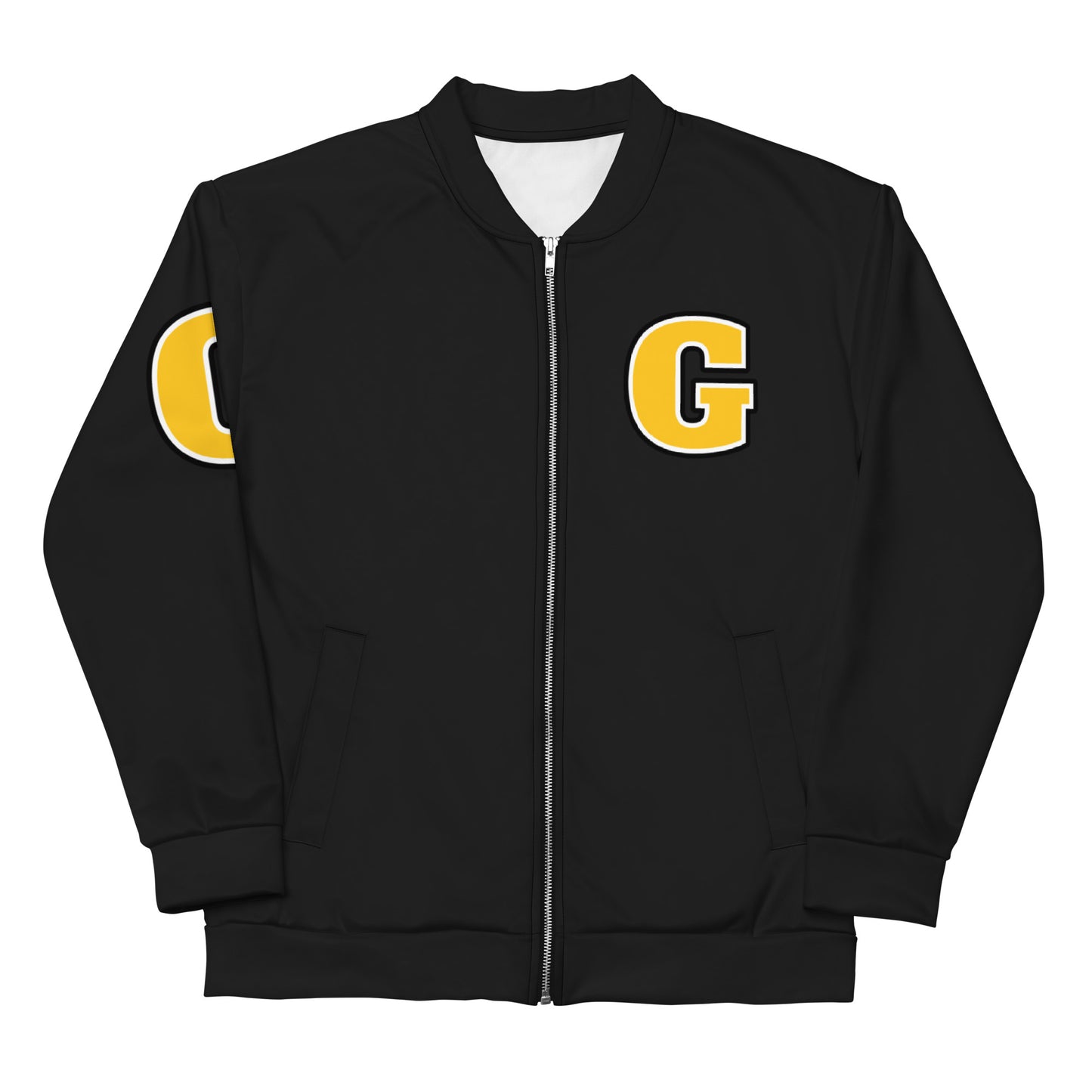 GASSED "G" - Black Bomber Jacket