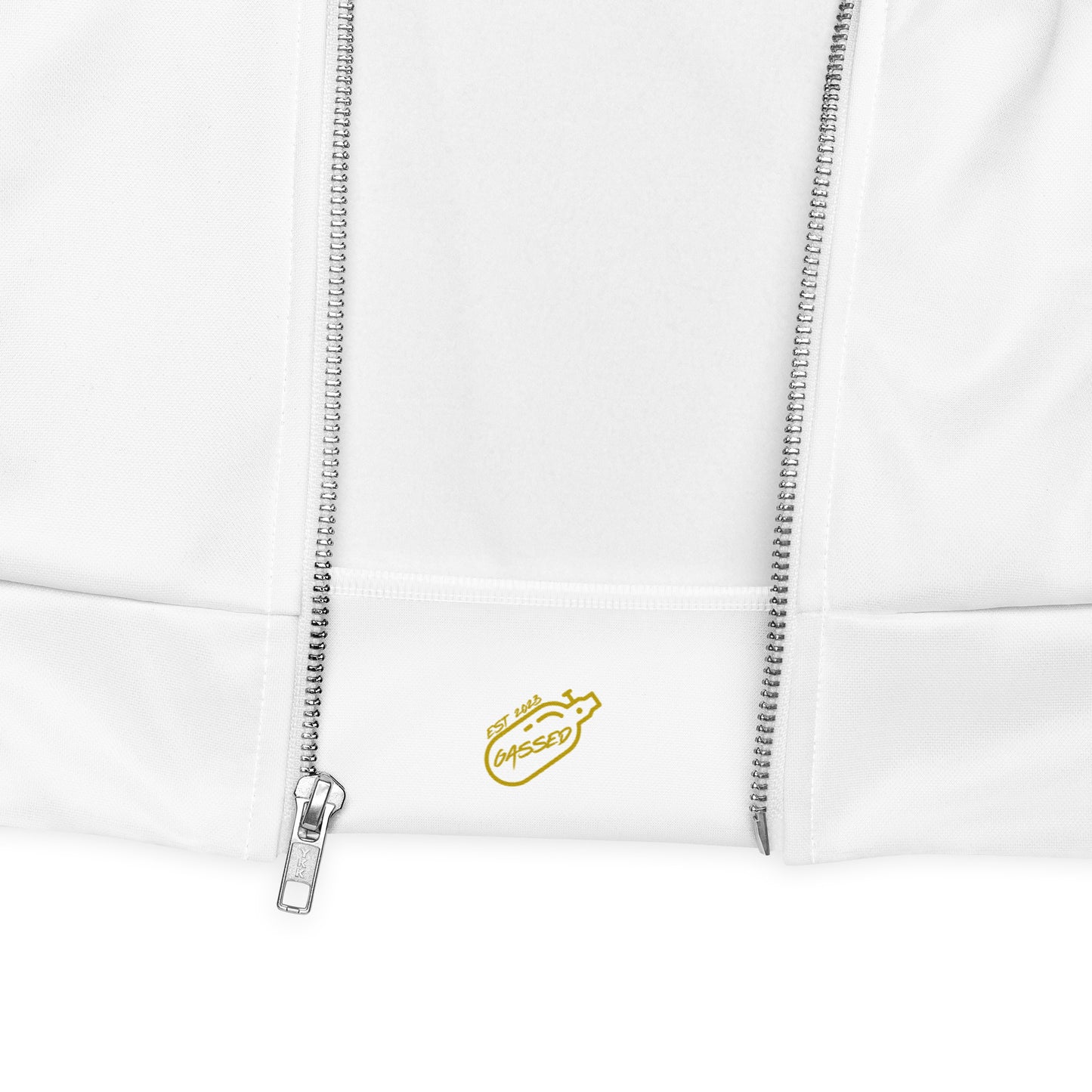 GASSED "G" - White Bomber Jacket