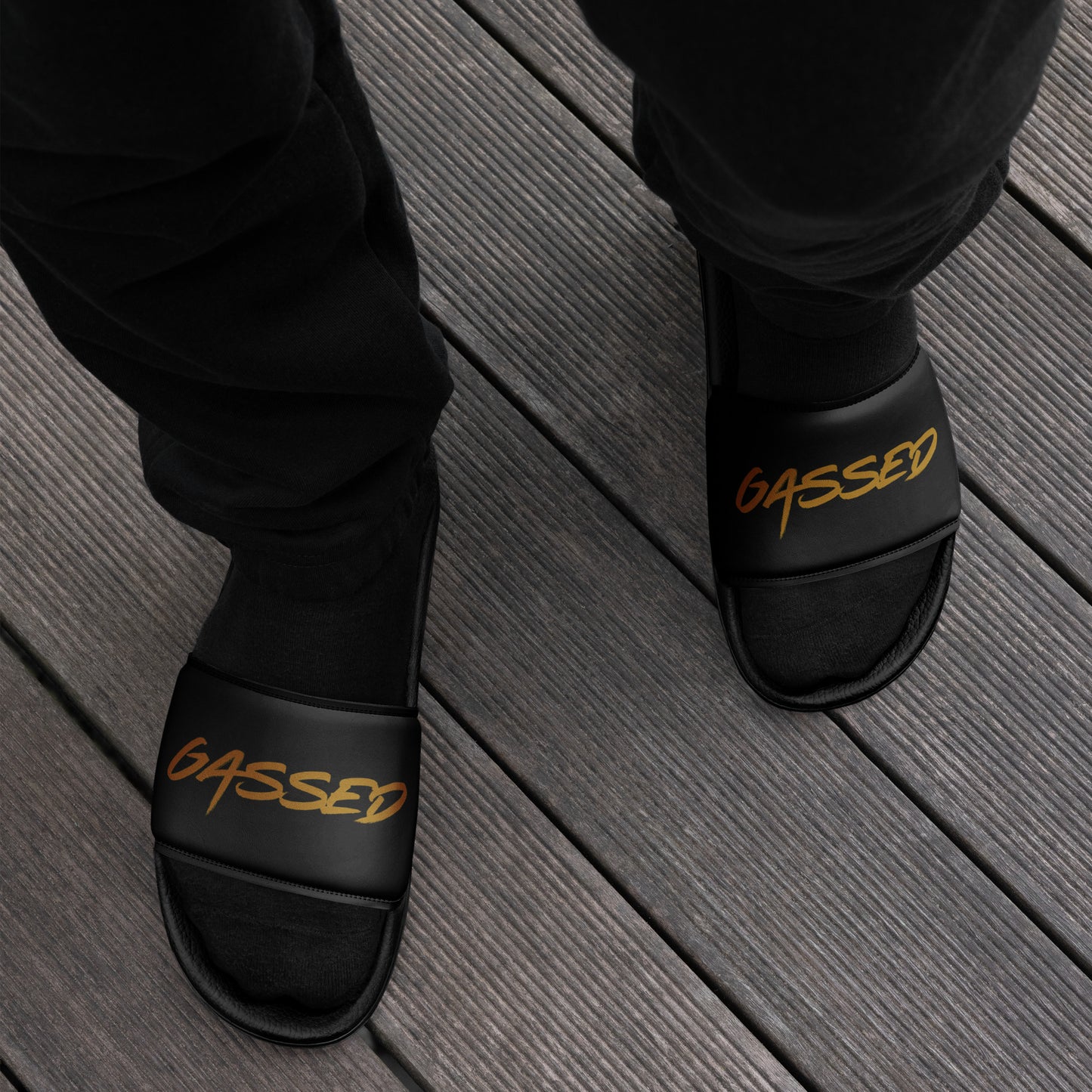 GASSED Sliders - Black