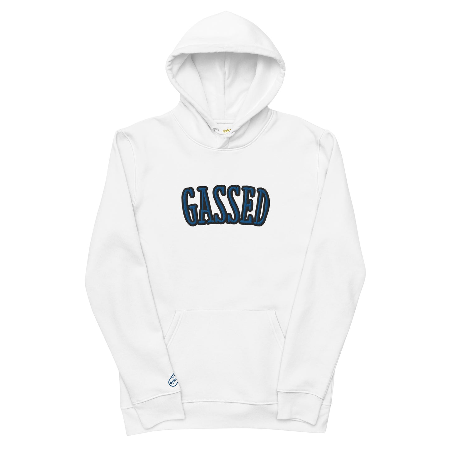 GASSED Blue - White