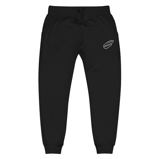 GASSED Joggers - White Embroidered Logo