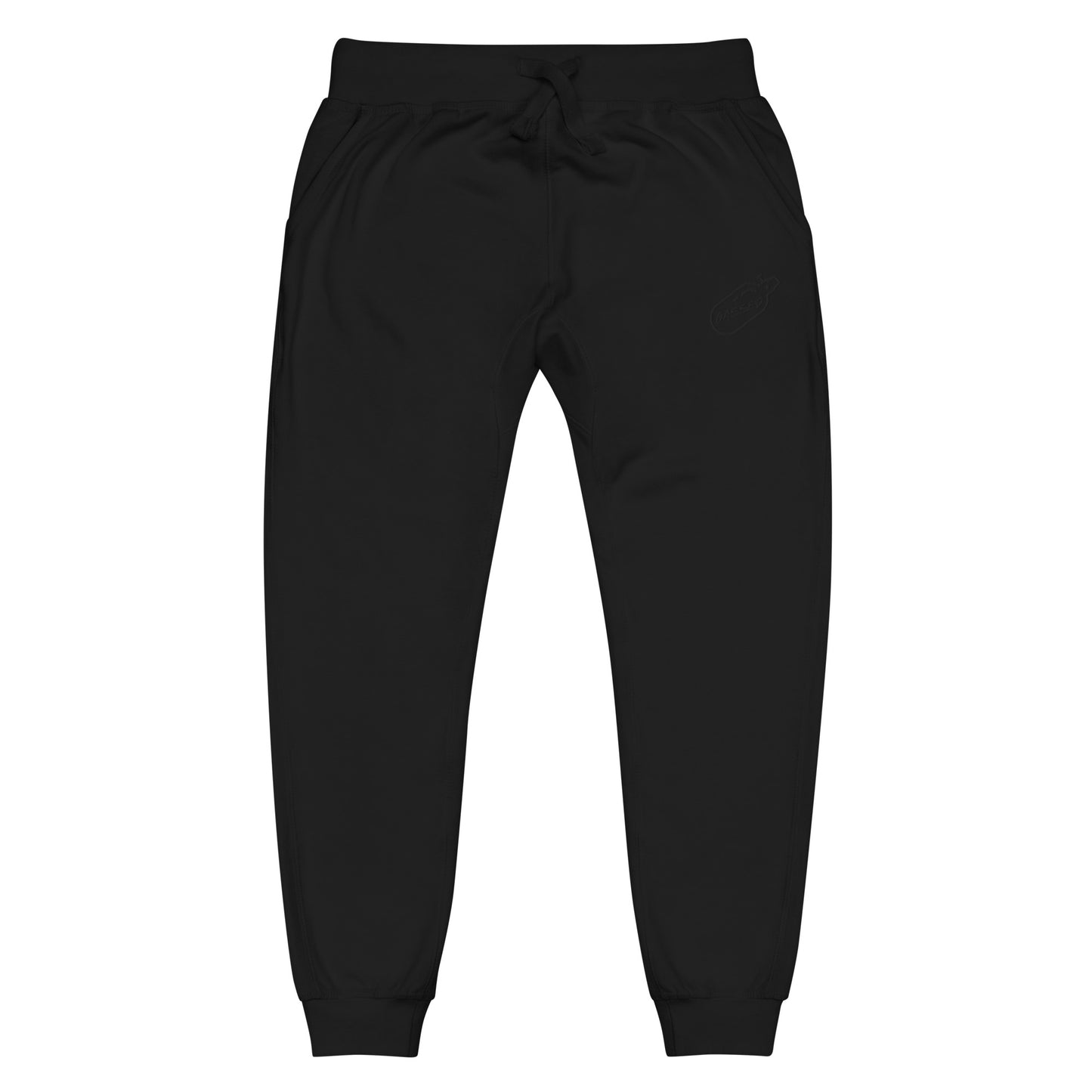 GASSED Joggers - Black Embroidered Logo