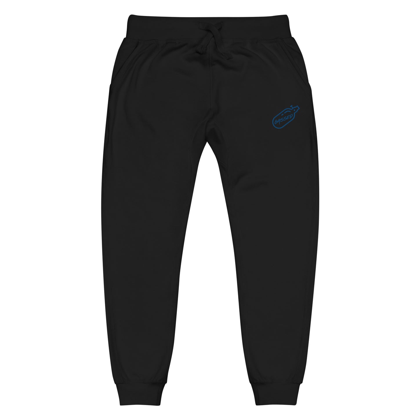 GASSED Joggers - Royal Blue Embroidered Logo