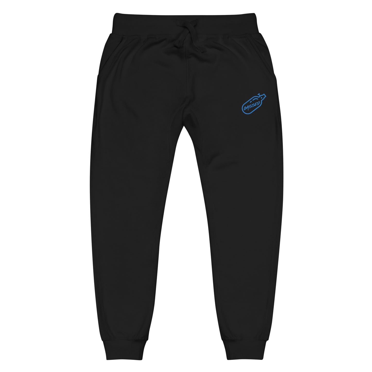 GASSED Joggers - Aqua Embroidered Logo