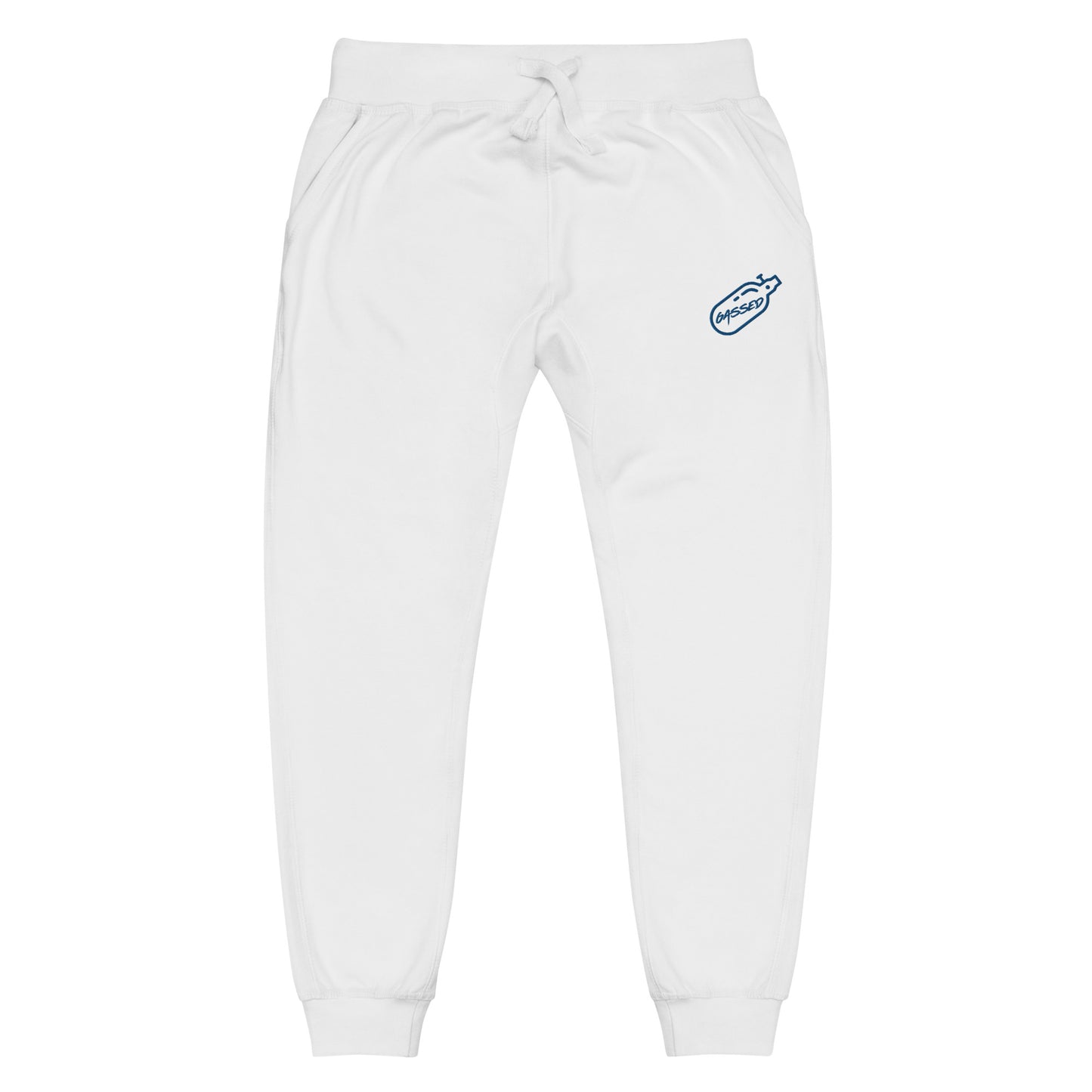 GASSED Joggers - Royal Blue Embroidered Logo