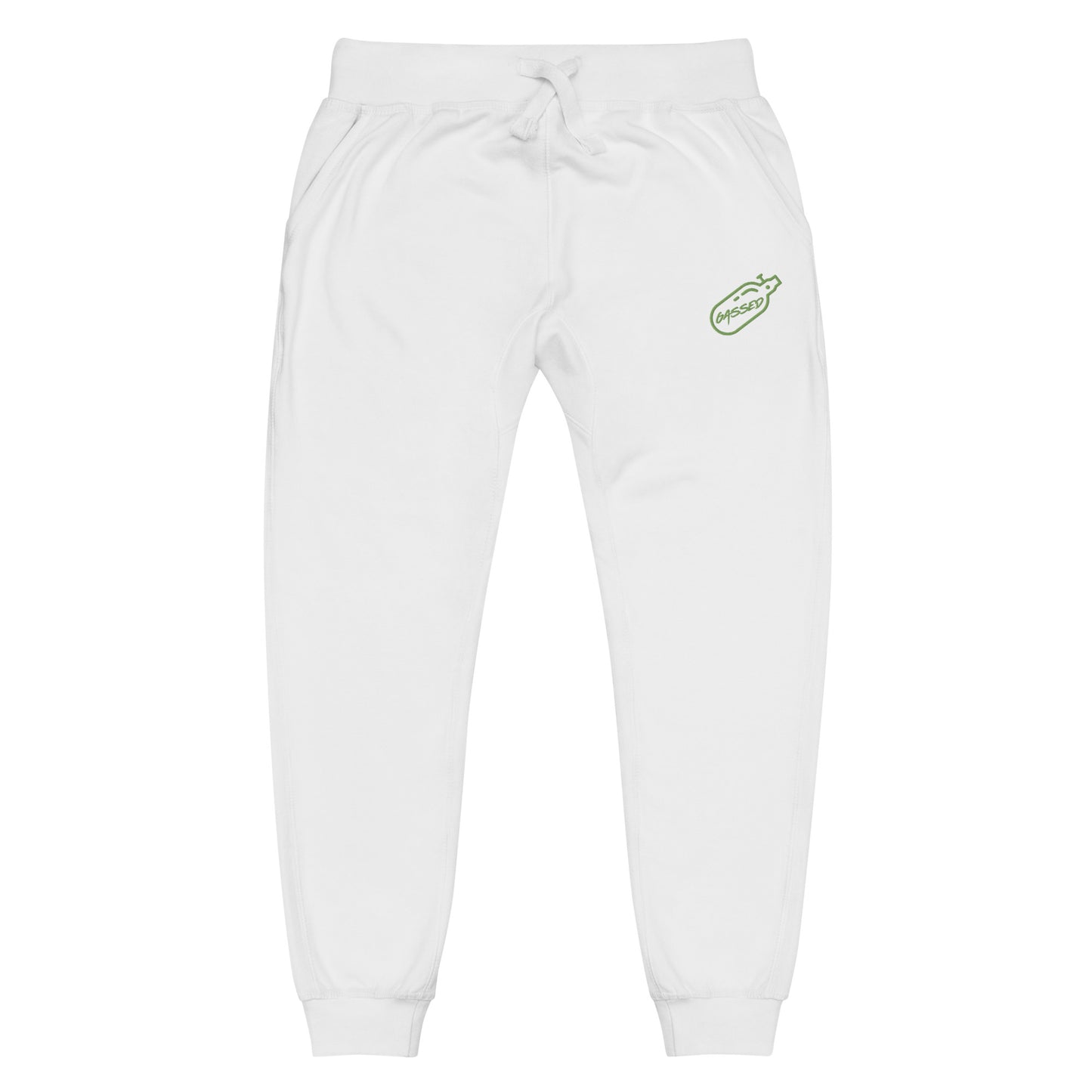 GASSED Joggers - Green Embroidered Logo