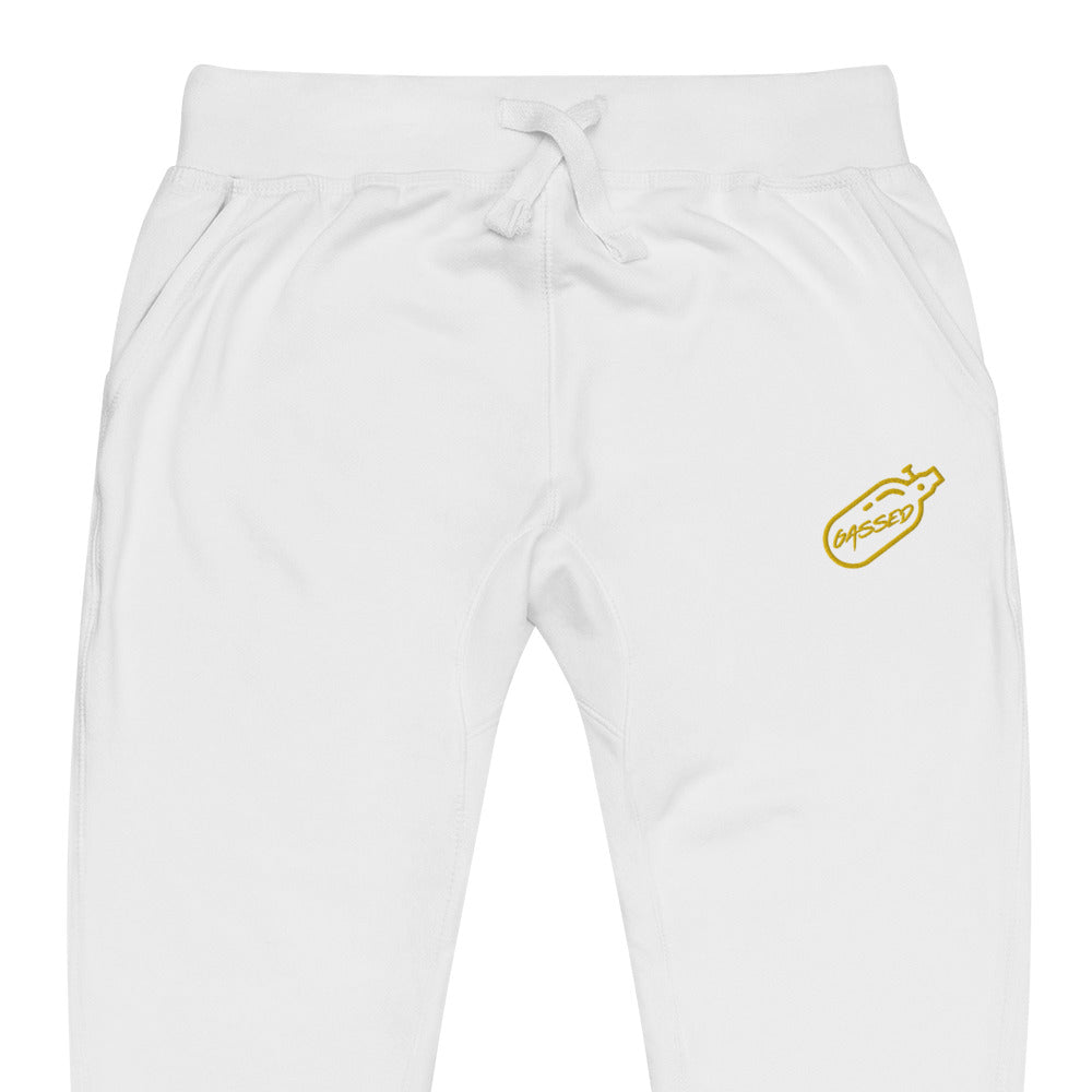 GASSED Joggers - Gold Embroidered Logo