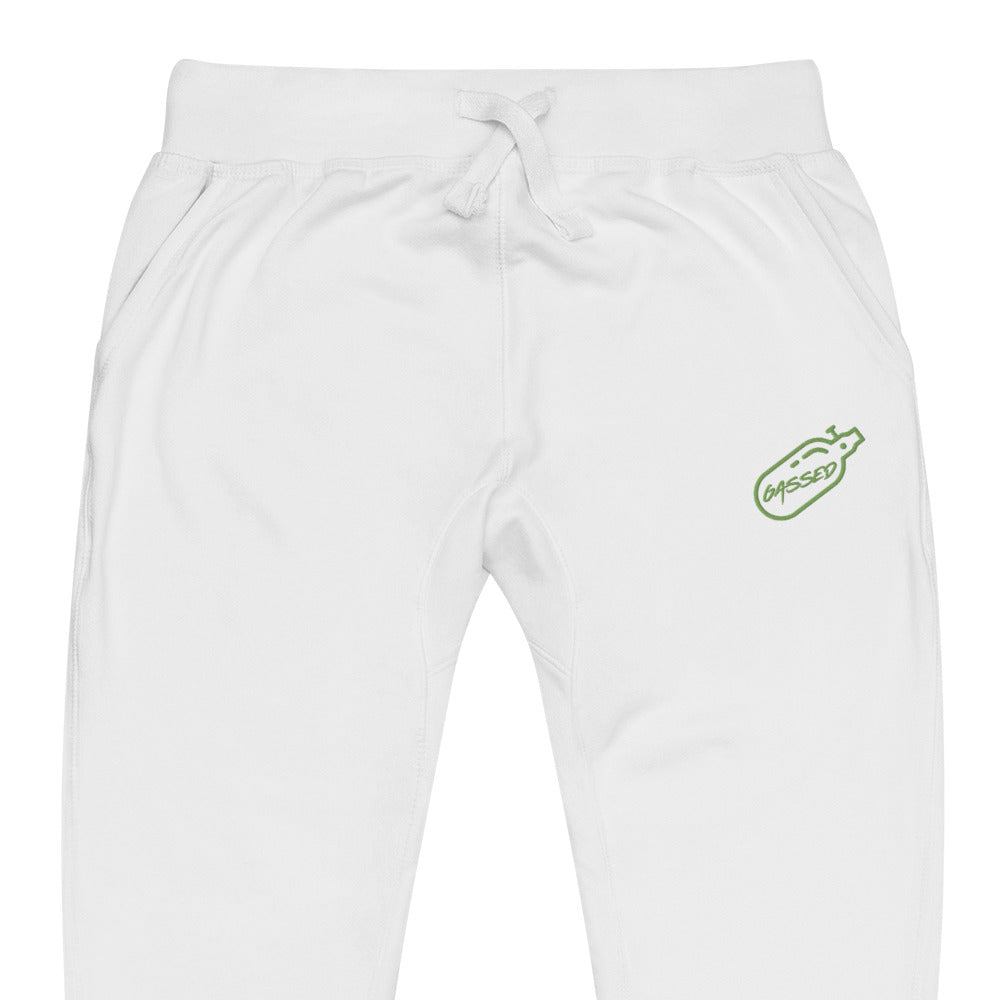 GASSED Joggers - Green Embroidered Logo