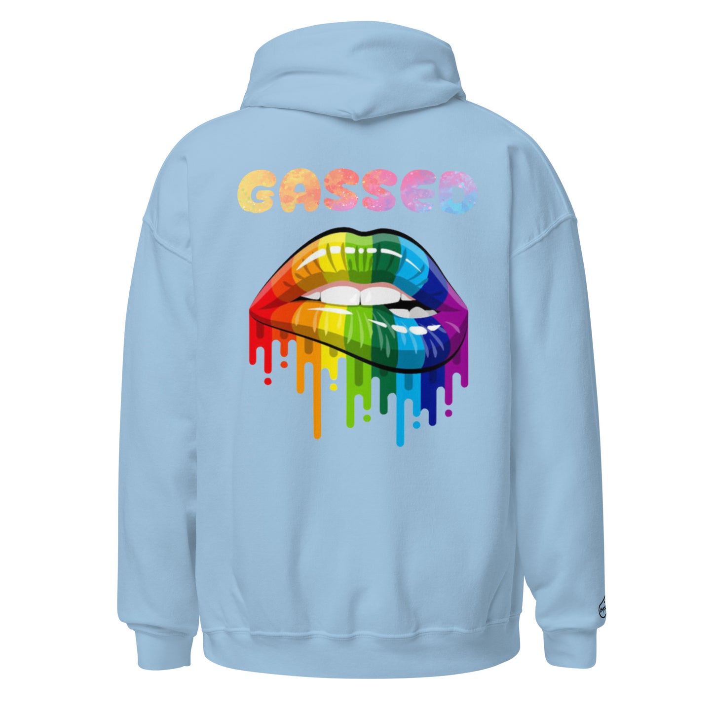 GASSED Womens: Lips Oversized Hoodie