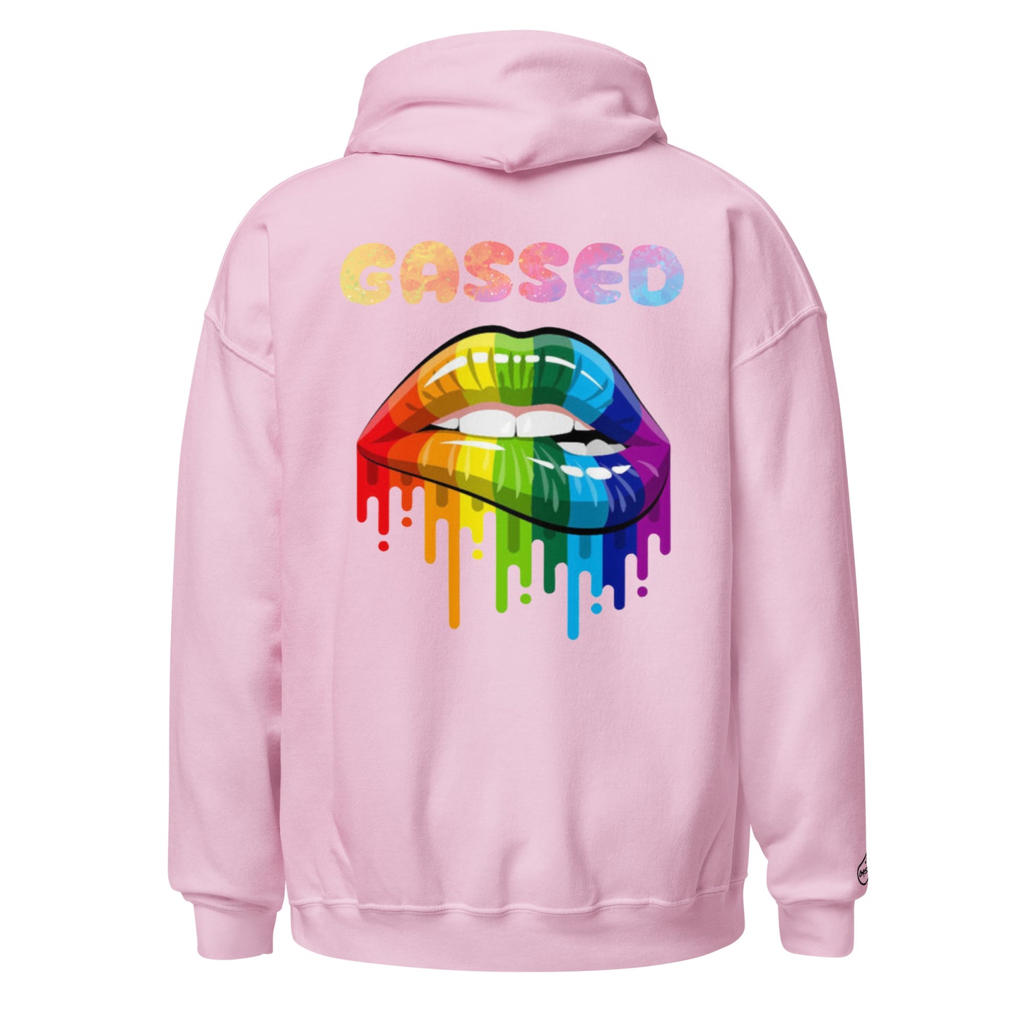 GASSED Womens: Lips Oversized Hoodie