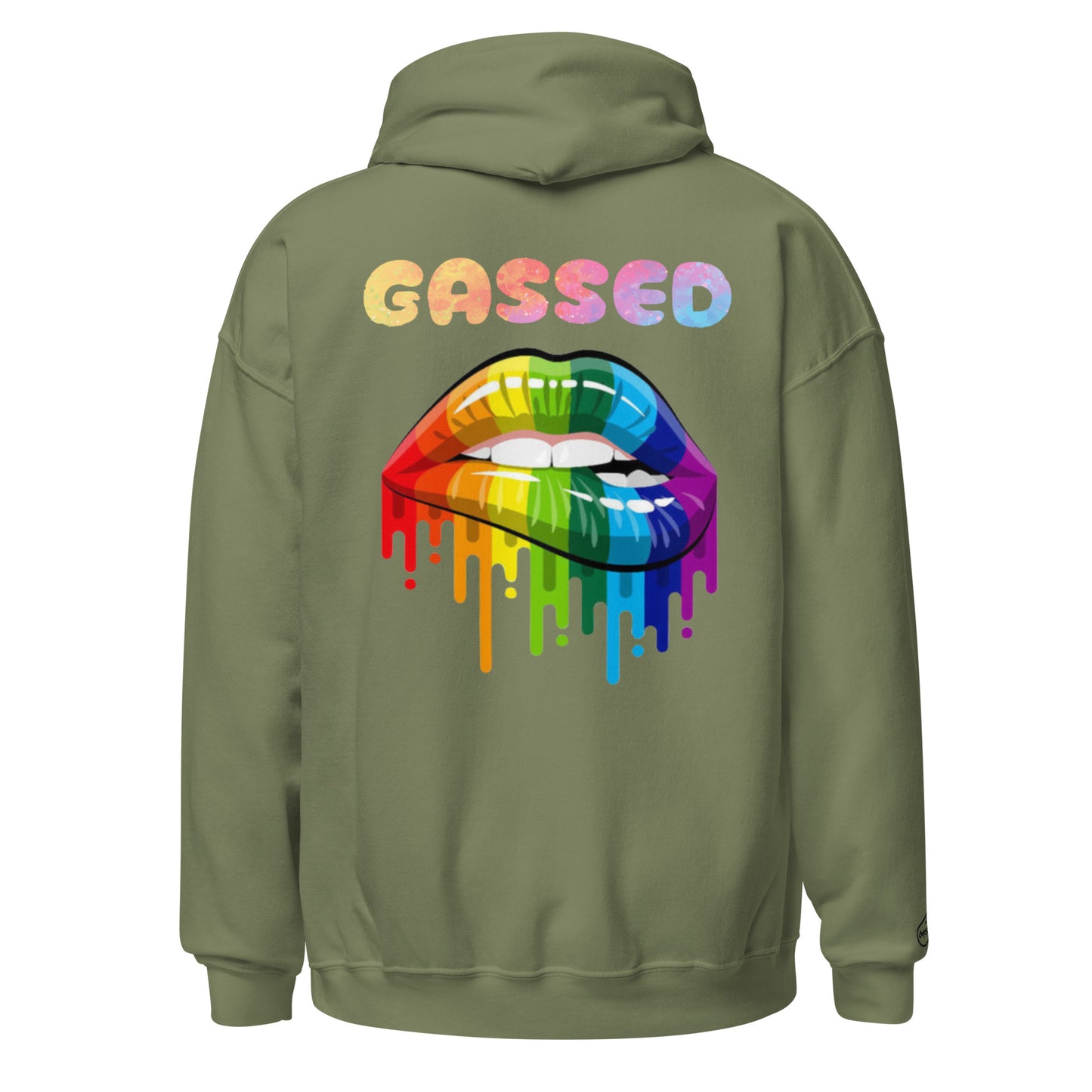 GASSED Womens: Lips Oversized Hoodie