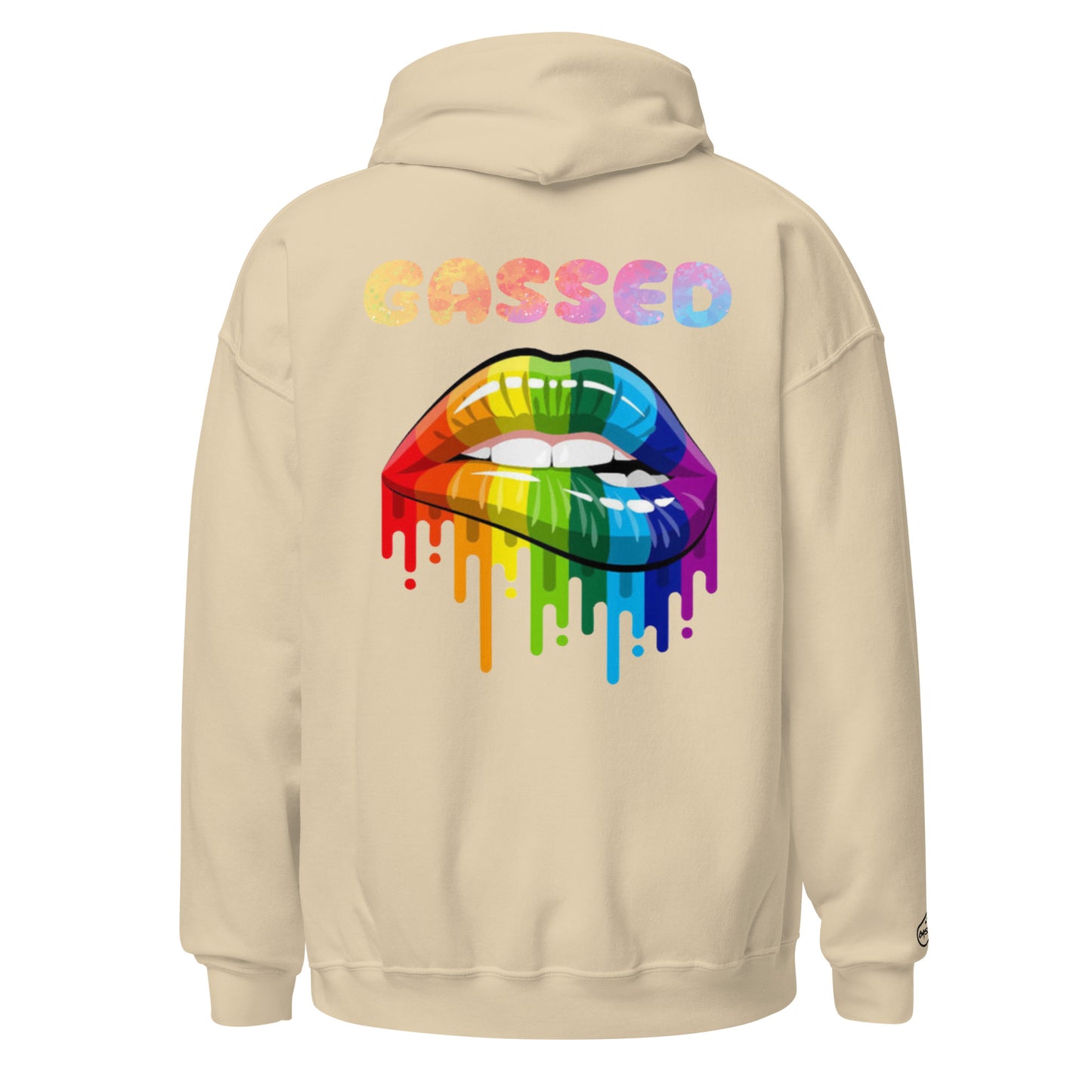 GASSED Womens: Lips Oversized Hoodie