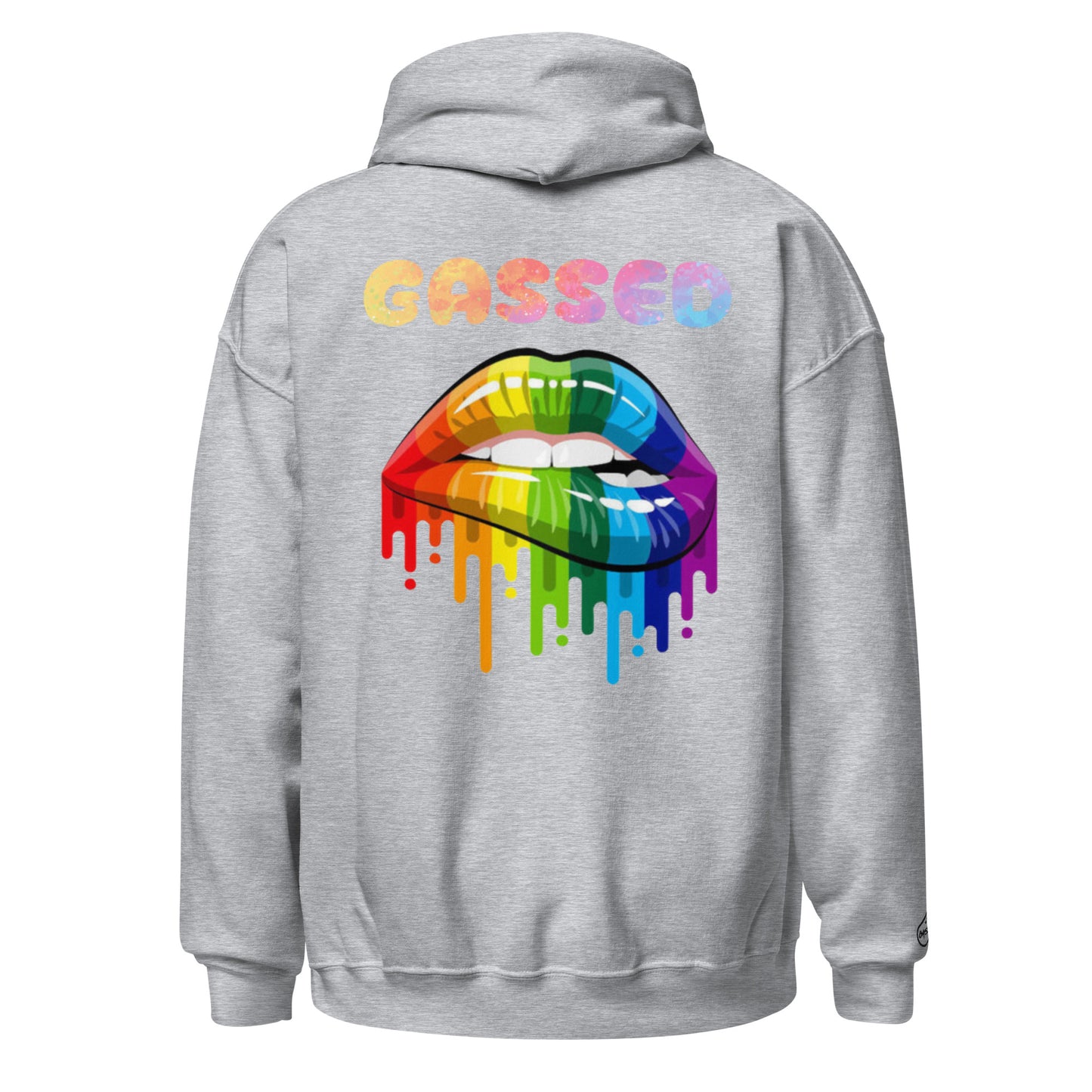 GASSED Womens: Lips Oversized Hoodie