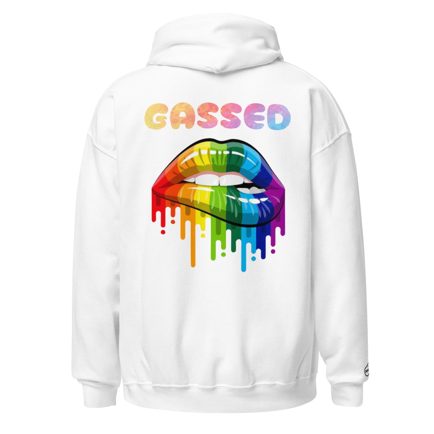 GASSED Womens: Lips Oversized Hoodie